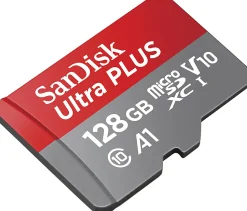 SanDisk® Ultra PLUS microSD Memory Card, 128GB
