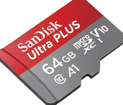 SanDisk Ultra® PLUS microSD™ Memory Card, 64GB