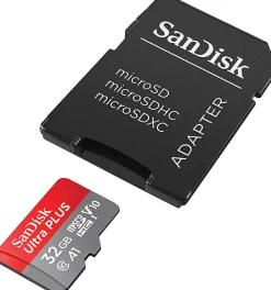 SanDisk Ultra® PLUS microSD™ Memory Card, 128GB