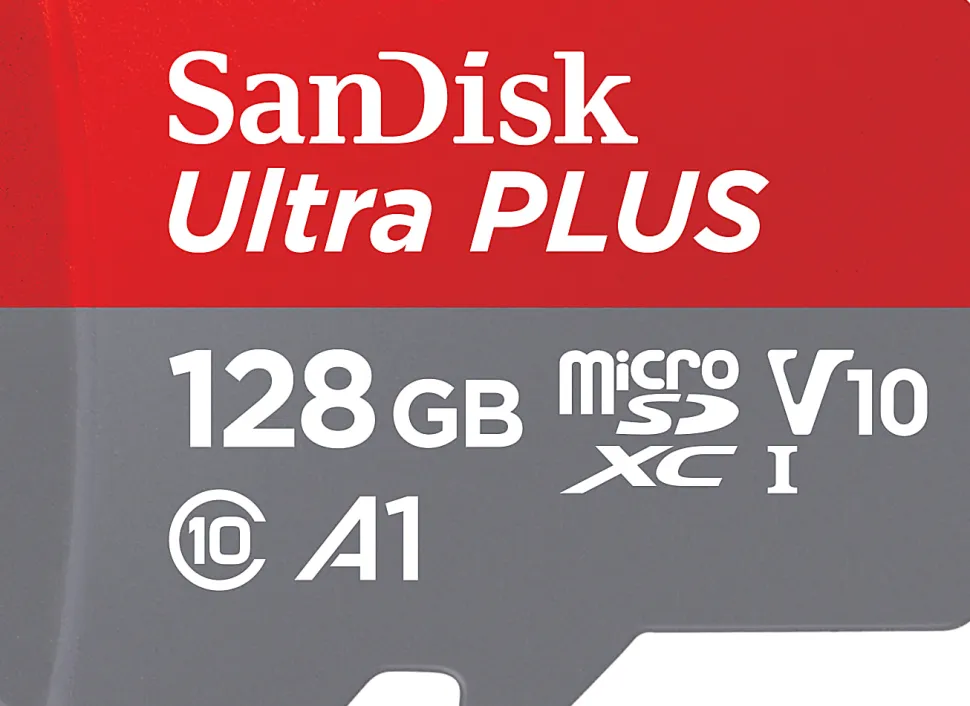 SanDisk Ultra® PLUS microSD™ Memory Card, 128GB