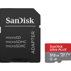 SanDisk® Ultra® PLUS microSDXC™ Memory Card, 512GB