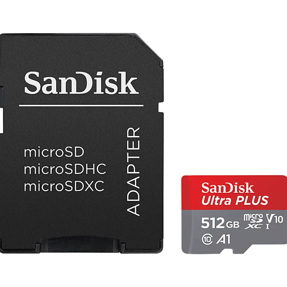 SanDisk® Ultra® PLUS microSDXC™ Memory Card, 512GB