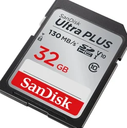 SanDisk® Ultra PLUS SD Card, 32GB