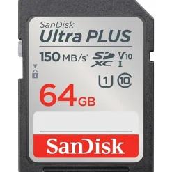 SanDisk Ultra® PLUS SDXC™ UHS-I Card, 64GB