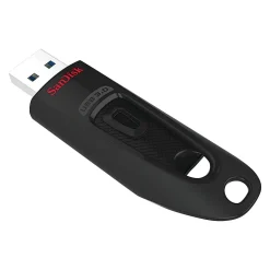 SanDisk® Ultra® USB 3.0 Flash Drive, 128GB, Black