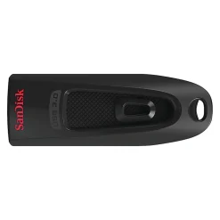 SanDisk® Ultra® USB 3.0 Flash Drive, 128GB, Black