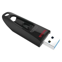 SanDisk® Ultra® USB 3.0 Flash Drive, 128GB, Black
