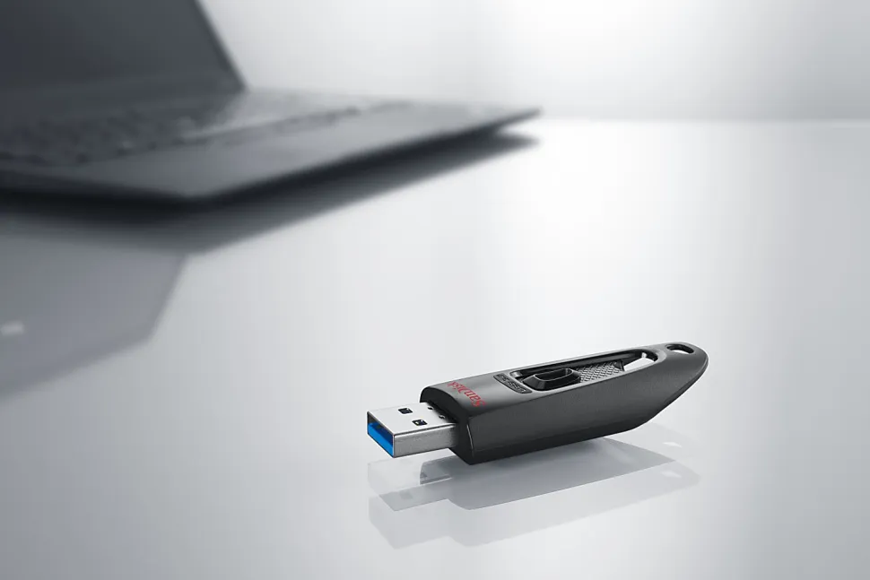 SanDisk® Ultra USB 3.0 Flash Drive, 64GB, Black