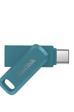 SanDisk USB Type-C Dual Drive, 128 GB, Navagio Bay