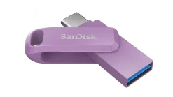 SanDisk USB Type-C Dual Drive, 256 GB, Lavender