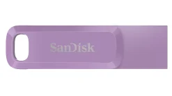 SanDisk USB Type-C Dual Drive, 256 GB, Lavender