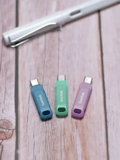SanDisk USB Type-C Dual Drive, 256 GB, Lavender