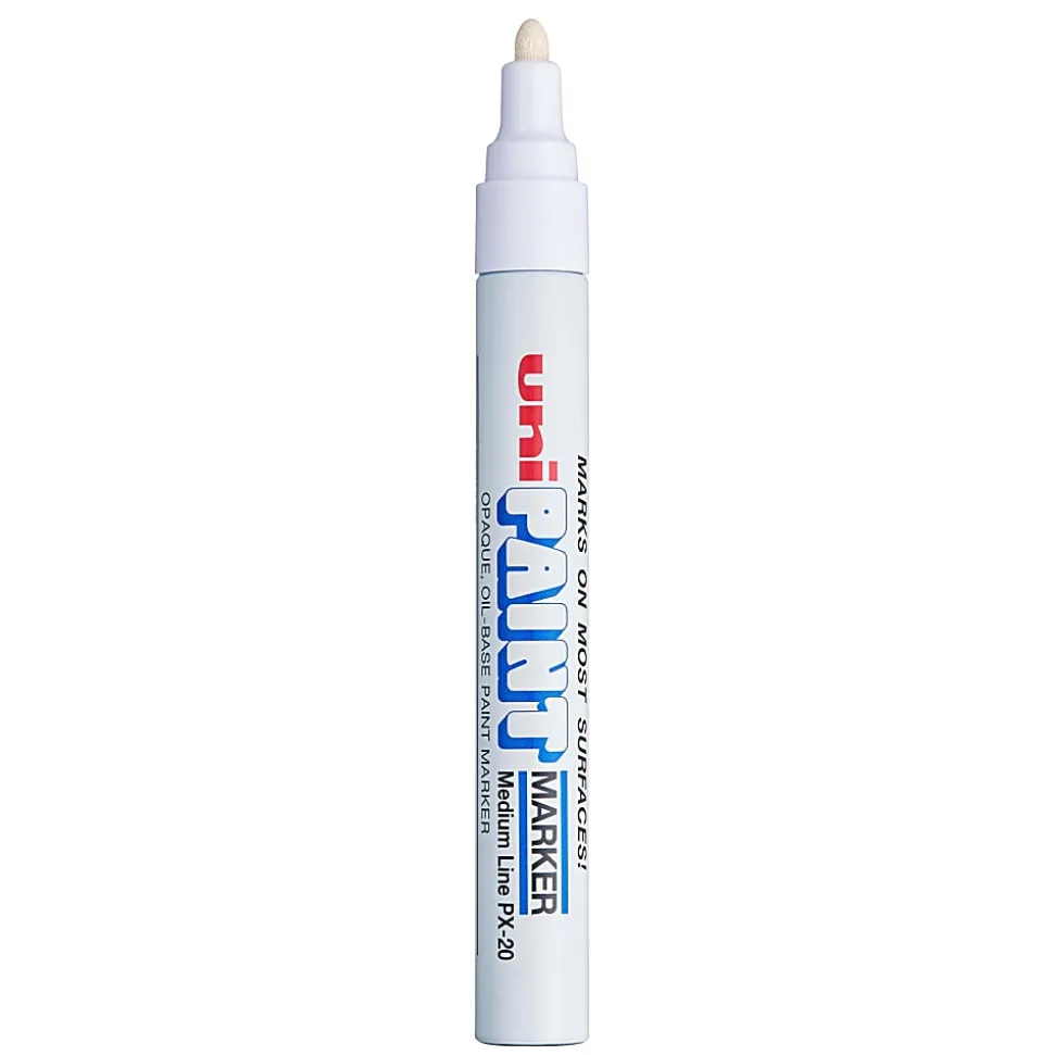 Sanford® Uni-Paint® PX-20 Permanent Marker, Bullet Point, White