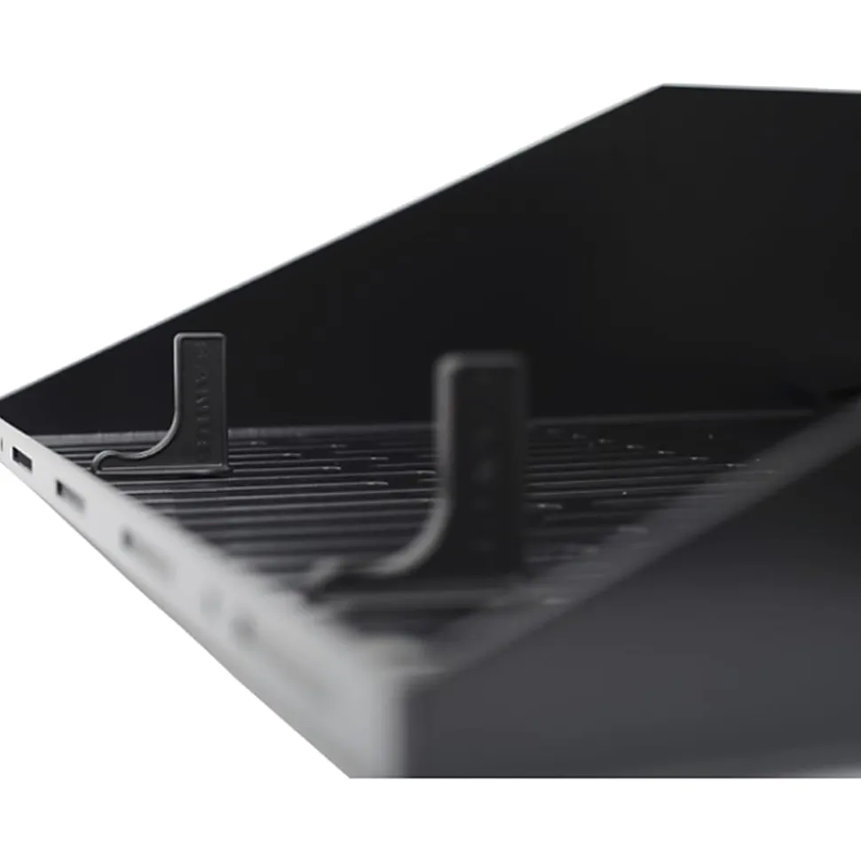 Sanus Component Series AV Rack Shelf - 2RU Vented Rack Shelf - Black - - CASH22B1