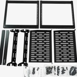 Sanus Component Series AV Rack - 10RU Open Frame Network Rack - 26in - Black -  - CFR1610B1