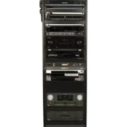 Sanus Component Series 20RU Open Frame Network Rack - AV Rack - 35in - Black - - CFR1620B1