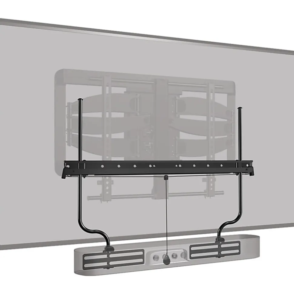 Sanus Depth Adjustable Tv Soundbar Mount, Sasb1B1