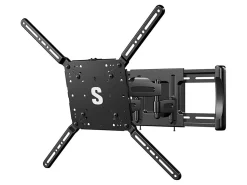 Sanus Full-Motion TV Wall Mount - Mounting kit - for flat panel - steel - black - screen size: 42"-82" - wall-mountable