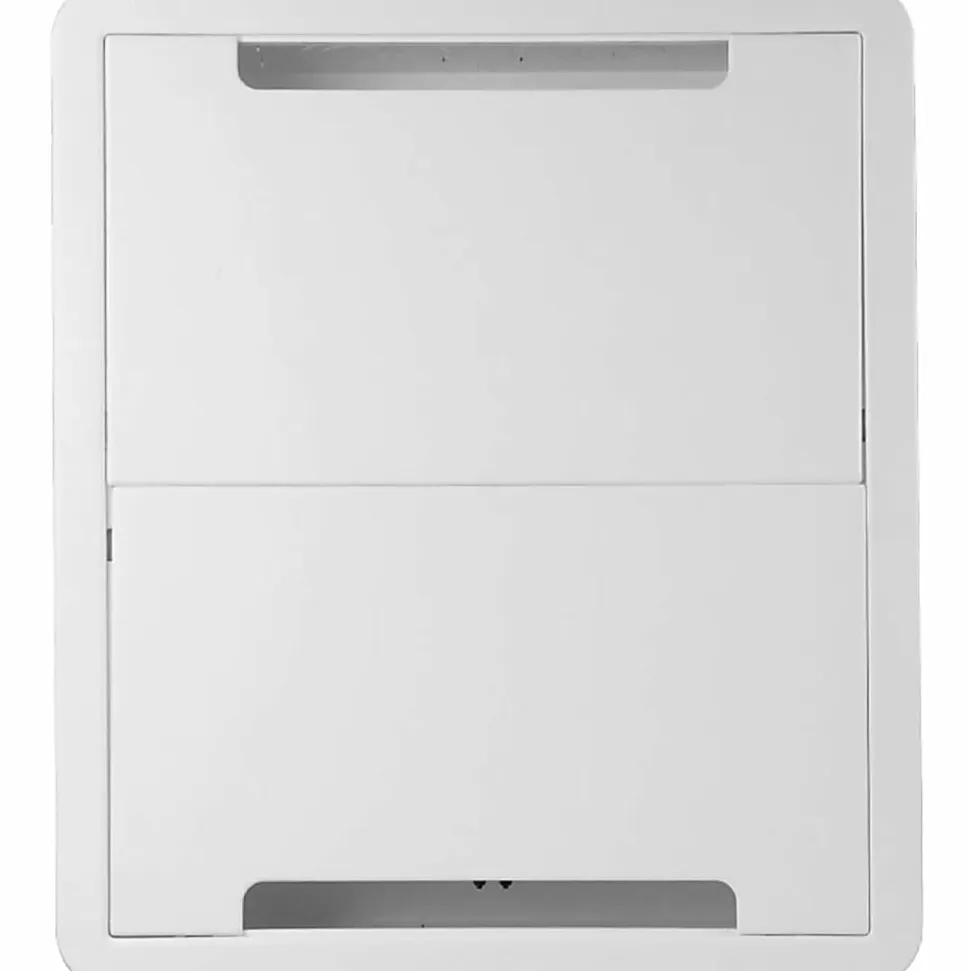 Sanus 17" In-Wall Cable Management TV Media Box - White - Wall Box - White - ABS Plastic