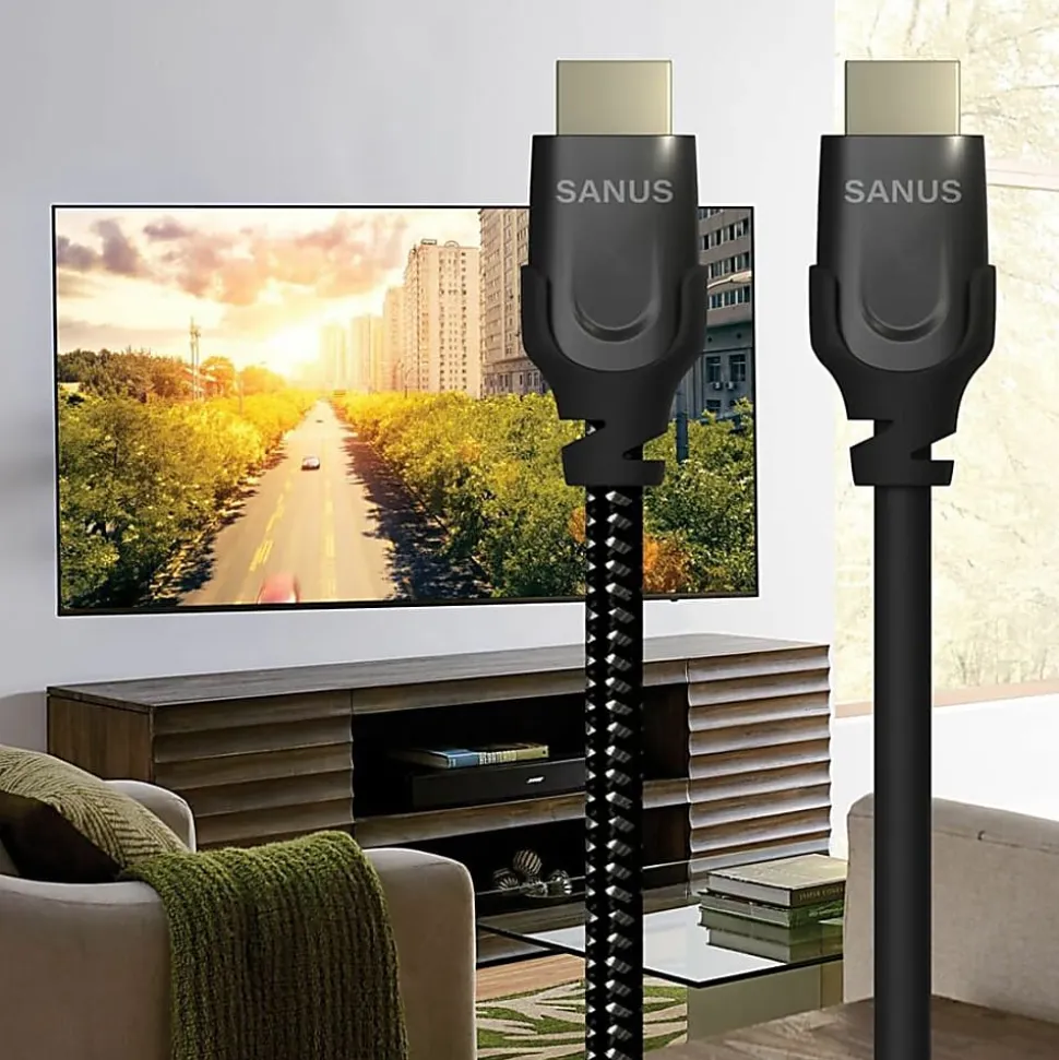 SANUS Premium High Speed HDMI Cable 5 Meter (In-Wall Rated) - 16.40 ft HDMI A/V Cable - SAC20HDMI5