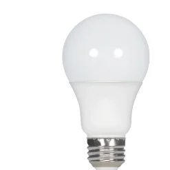 Satco 10W A19 LED 2700K Frosted Bulbs,10 W, 60 W Incandescent Equivalent Wattage, 4 Bulbs - S28560