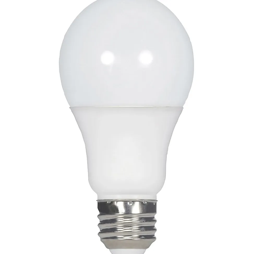 Satco 10W A19 LED 5000K Light Bulbs - 10 W - 60 W Incandescent Equivalent Wattage - 120 V AC - 800 lm - S28563