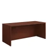 Sauder® Affirm Collection Executive Desk With Two 2-Drawer Mobile Pedestal Files, 72"W x 30"D, Classic Cherry