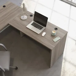 Sauder® Affirm 48”W Computer Desk Shell, Hudson Elm