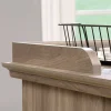 Sauder® Barrister Lane 69"W L-Shaped Computer Desk, Salt Oak