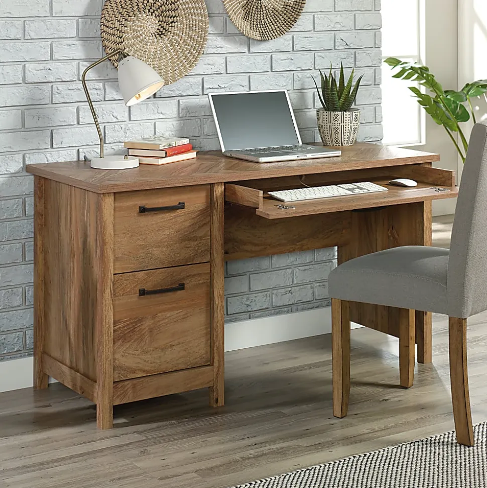 Sauder® Cannery Bridge 53"W Computer Desk, Sindoori Mango