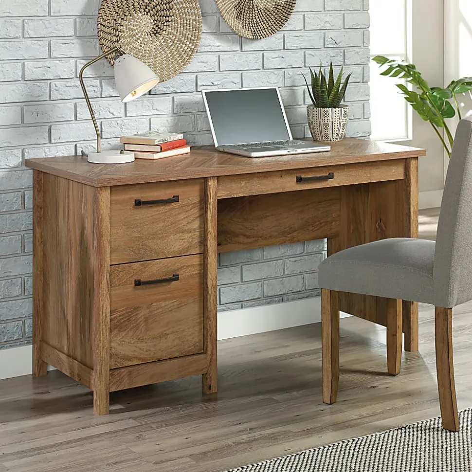 Sauder® Cannery Bridge 53"W Computer Desk, Sindoori Mango