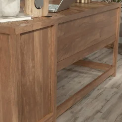 Sauder® Cannery Bridge 66"W Executive L-Computer Desk, Sindoori Mango®