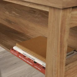SauderĀ® Cannery Bridge 59"W L-Shaped Corner Desk, Sindoori Mango