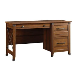 Sauder® Carson Forge 54"W Computer Desk, Washington Cherry