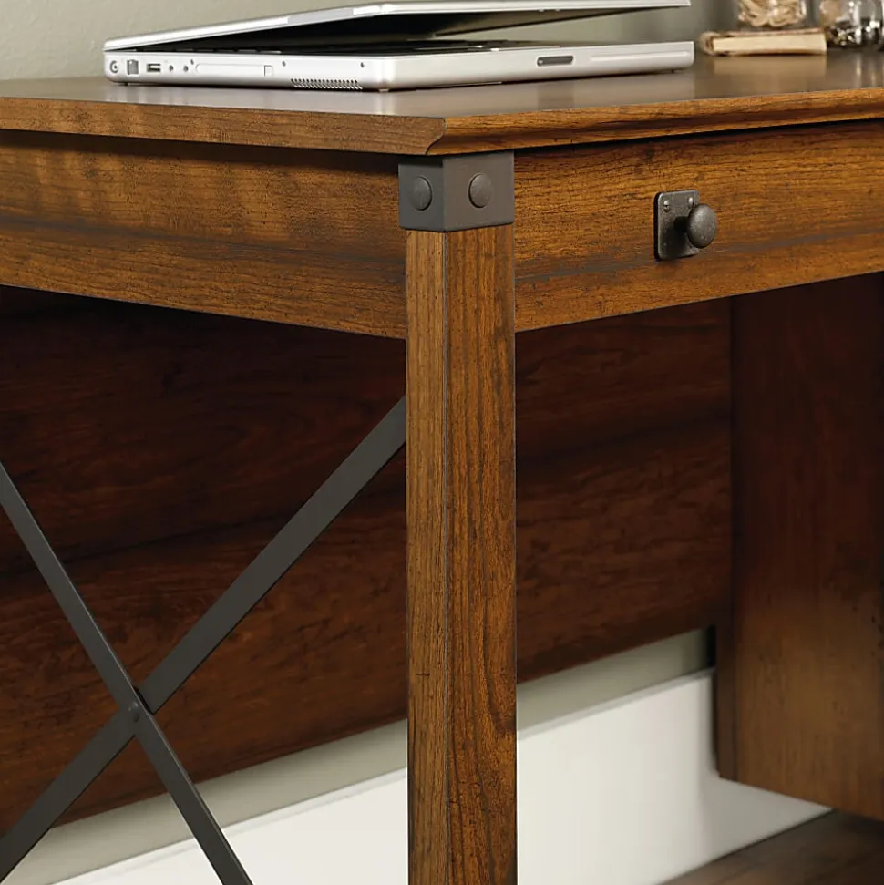 Sauder® Carson Forge 54"W Computer Desk, Washington Cherry