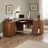 Sauder® Carson Forge 67"W "L"-Shaped Corner Desk, Washington Cherry