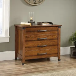 Sauder® Carson Forge 34-1/2"W x 20-3/8"D Lateral 2-Drawer File Cabinet, Washington Cherry