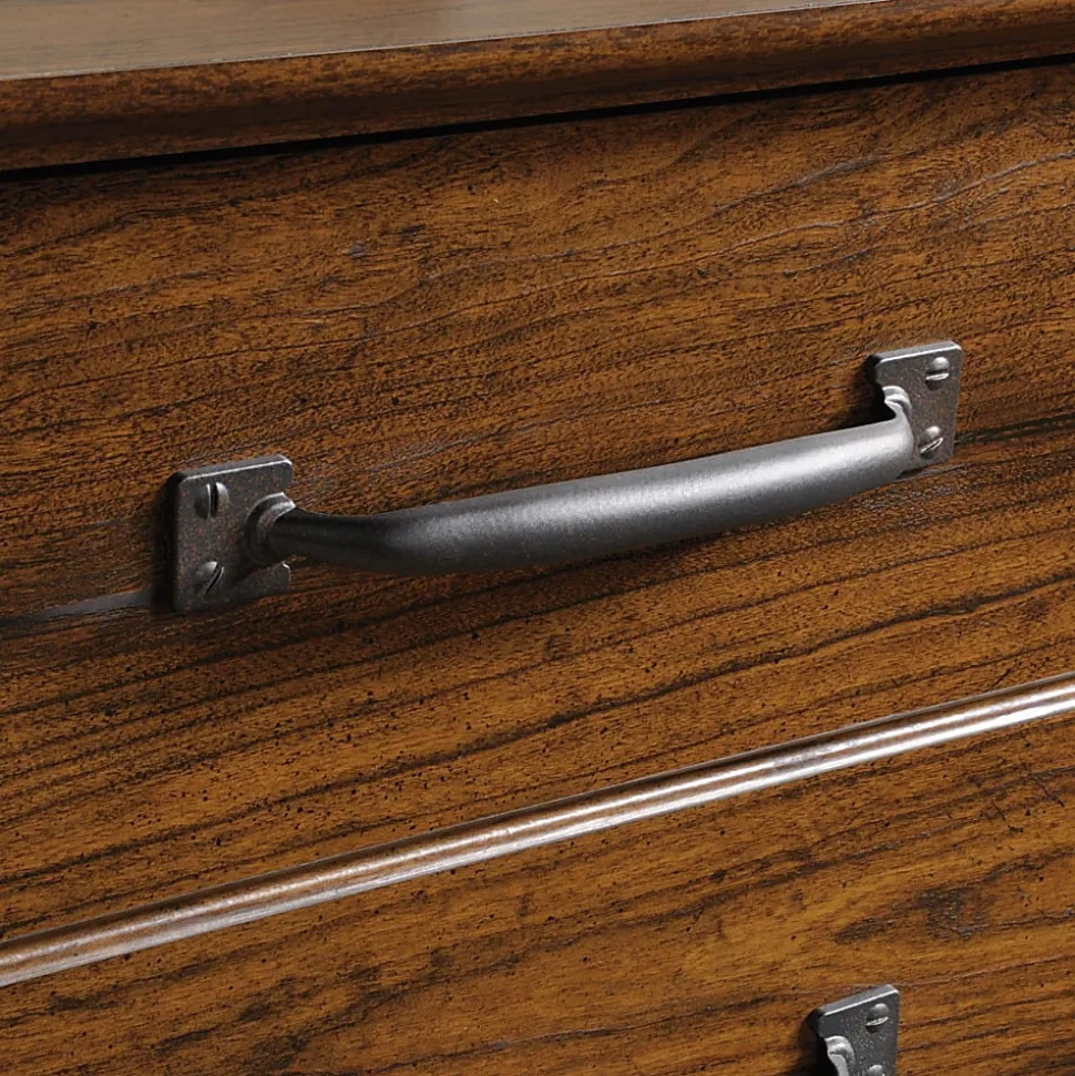 Sauder® Carson Forge 34-1/2"W x 20-3/8"D Lateral 2-Drawer File Cabinet, Washington Cherry