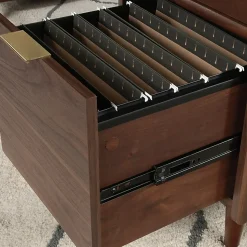 Sauder® Clifford Place 66"W Double Pedestal Executive Computer Desk, Grand Walnut®