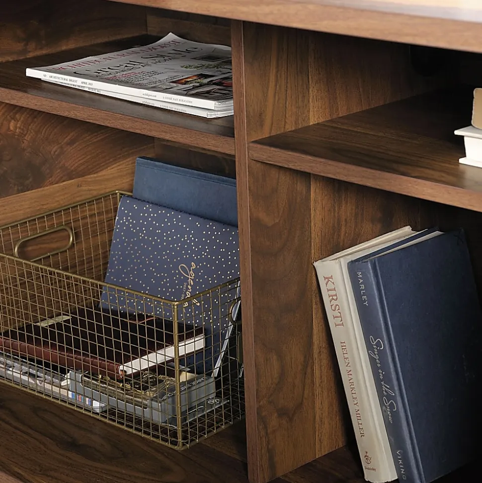 Sauder® Clifford Place 59"W L-Shaped Corner Desk, Grand Walnut