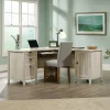 Sauder® Costa 65"W L-Shaped Corner Desk, Chalked Chestnut