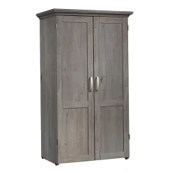 Sauder® Craft 36”W Storage Armoire And Stow Away Desk, Mystic Oak