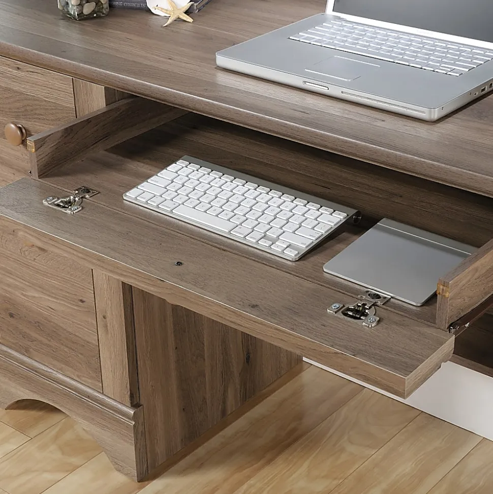 Sauder® Harbor View 44"W Computer Desk, Salt Oak