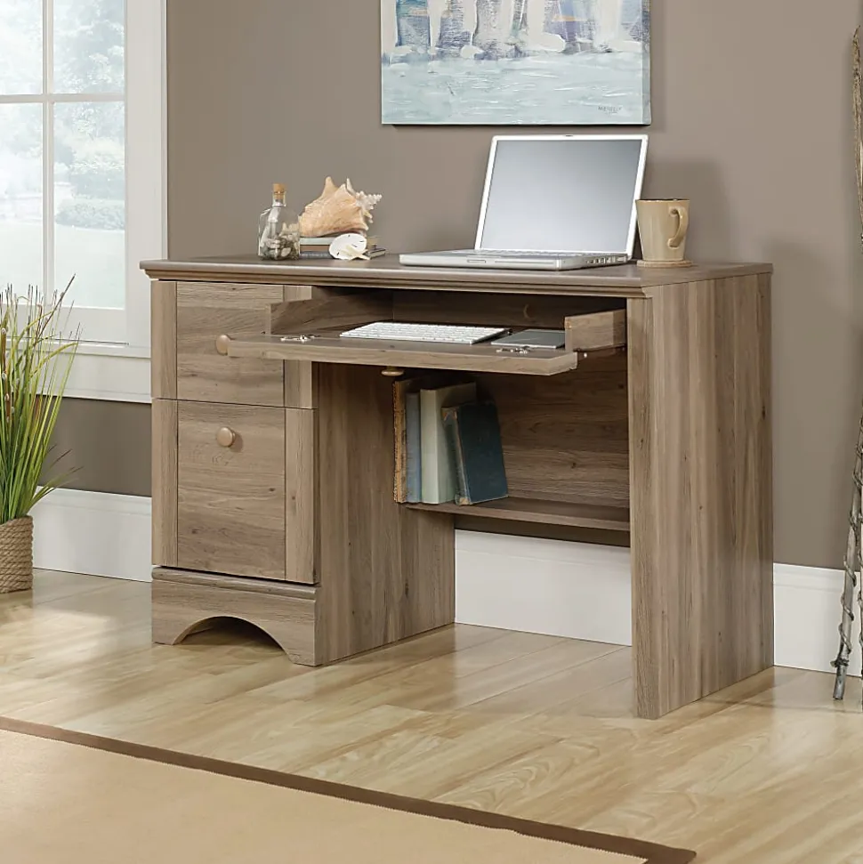 Sauder® Harbor View 44"W Computer Desk, Salt Oak