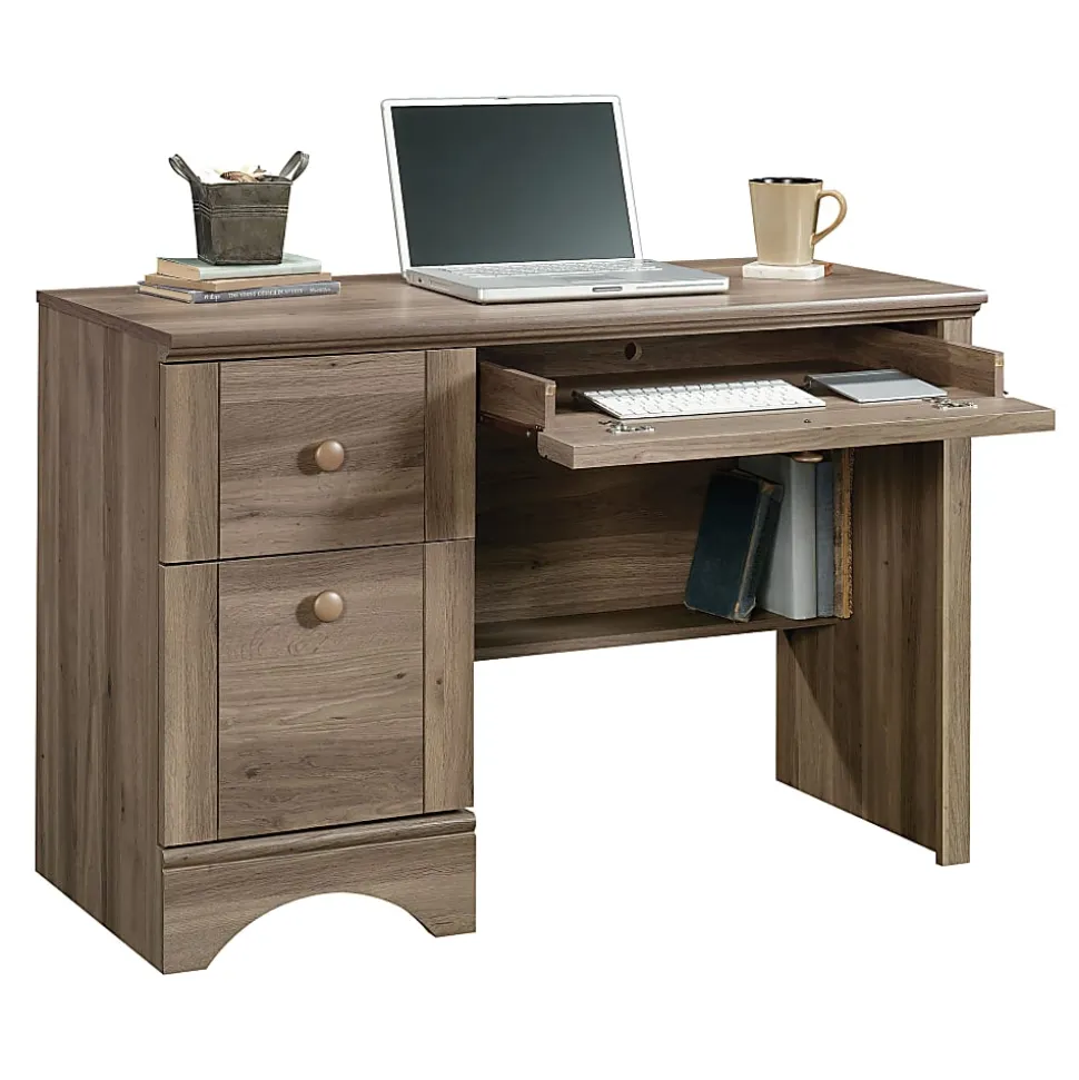 Sauder® Harbor View 44"W Computer Desk, Salt Oak