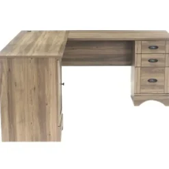 Sauder® Harbor View 66"W Corner Desk, Salt Oak