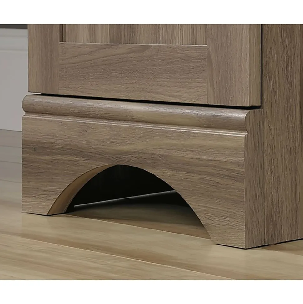 Sauder® Harbor View 66"W Corner Desk, Salt Oak