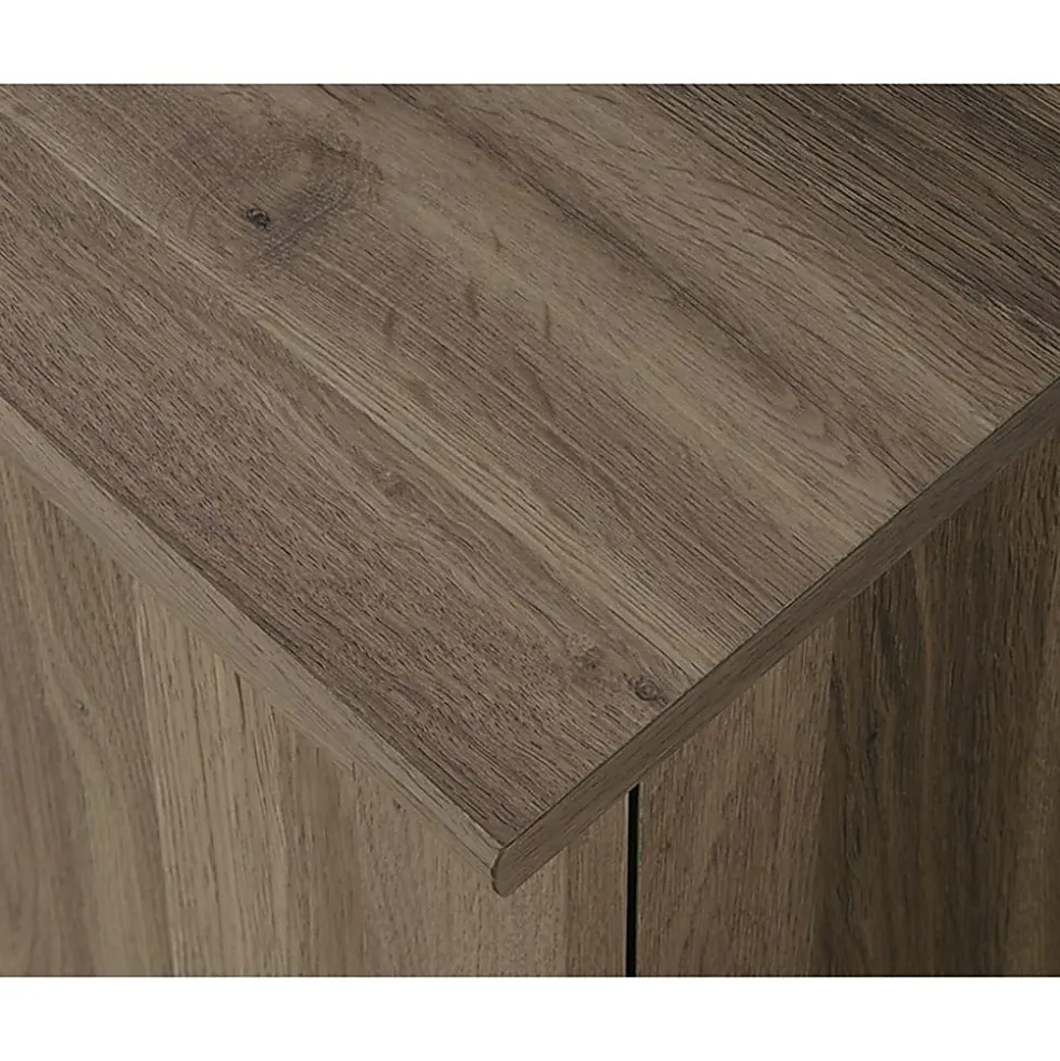 Sauder® Harbor View 66"W Corner Desk, Salt Oak