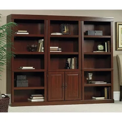 Sauder® Heritage Hill 72"H Bookcase, Open 5-Shelf, Classic Cherry