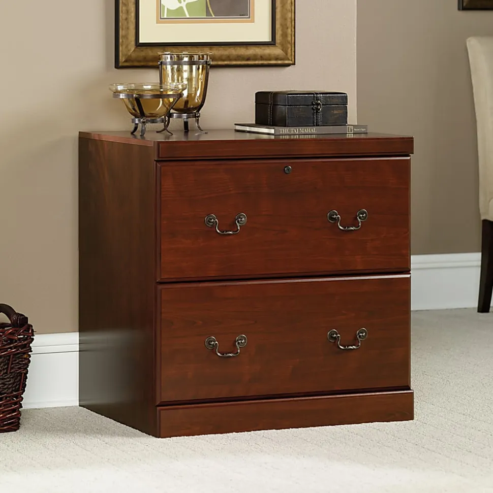 Sauder® Heritage Hill 30-1/8”W x 20-1/2"D Lateral 2-Drawer File Cabinet, Classic Cherry